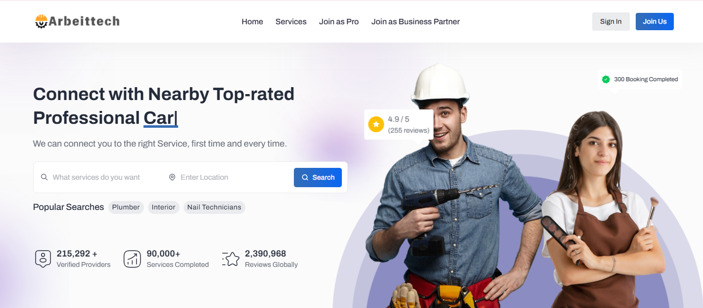 Arbeittech - Homepage