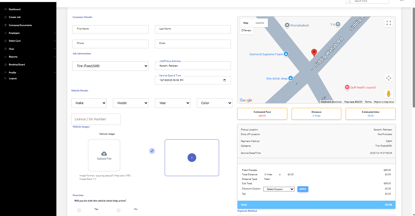 Towrunner - Admin Panel